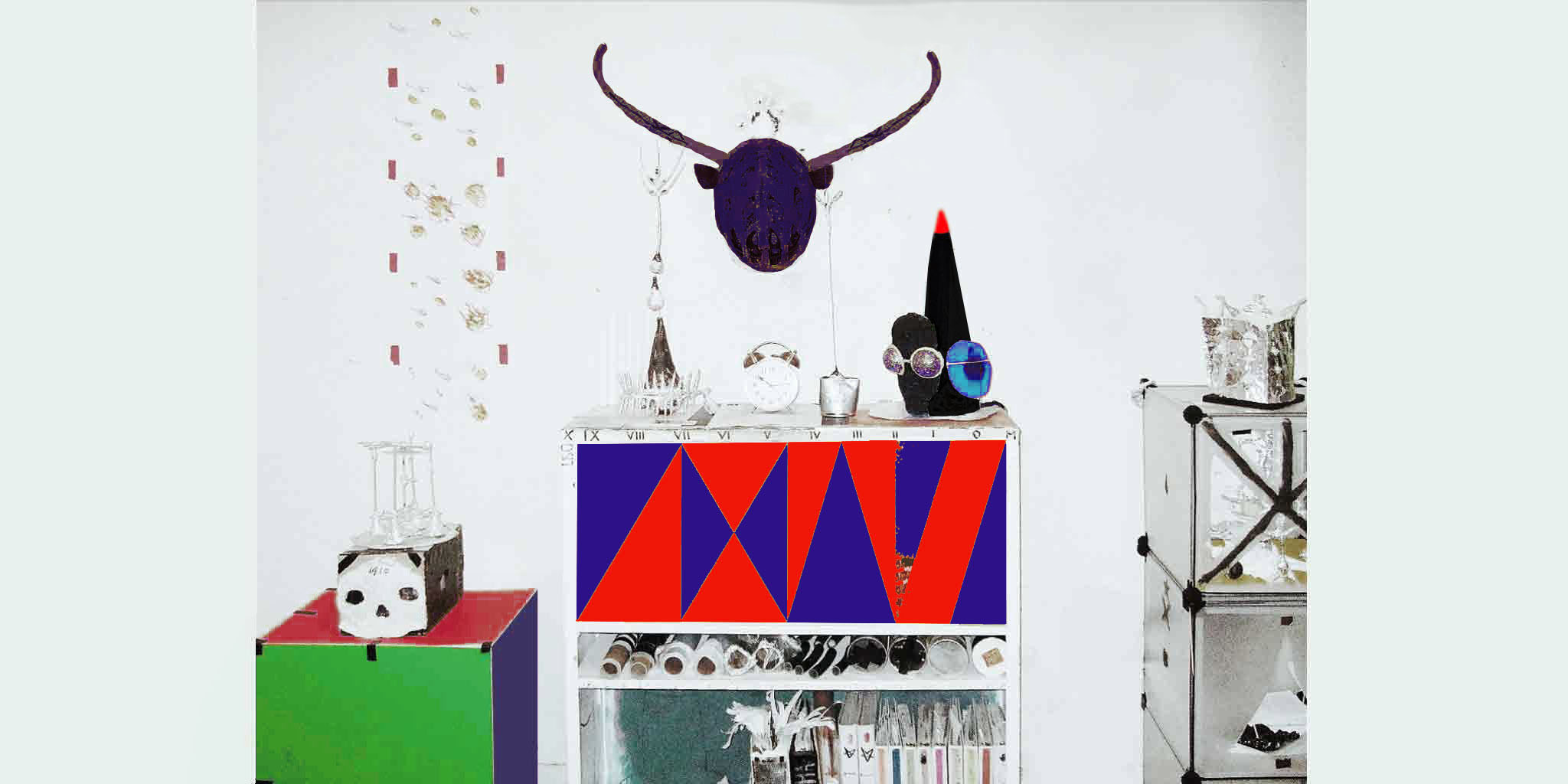 artist studio, art, Nicholaas Chiao, Nicholas Chistiakov, artist studio in Bensonhurst, Brooklyn, USA, collection of sculptures, contemporary art