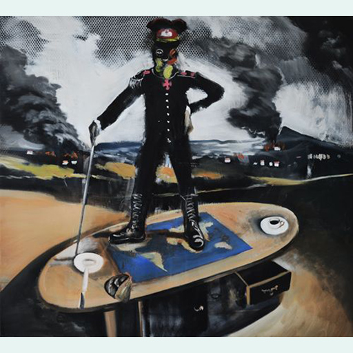 art, mr. war, figurative, expressionism, painting