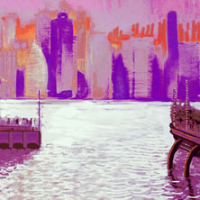 impressionism, manhattan, cityscape, contemporary art, collection, highlights, best art
