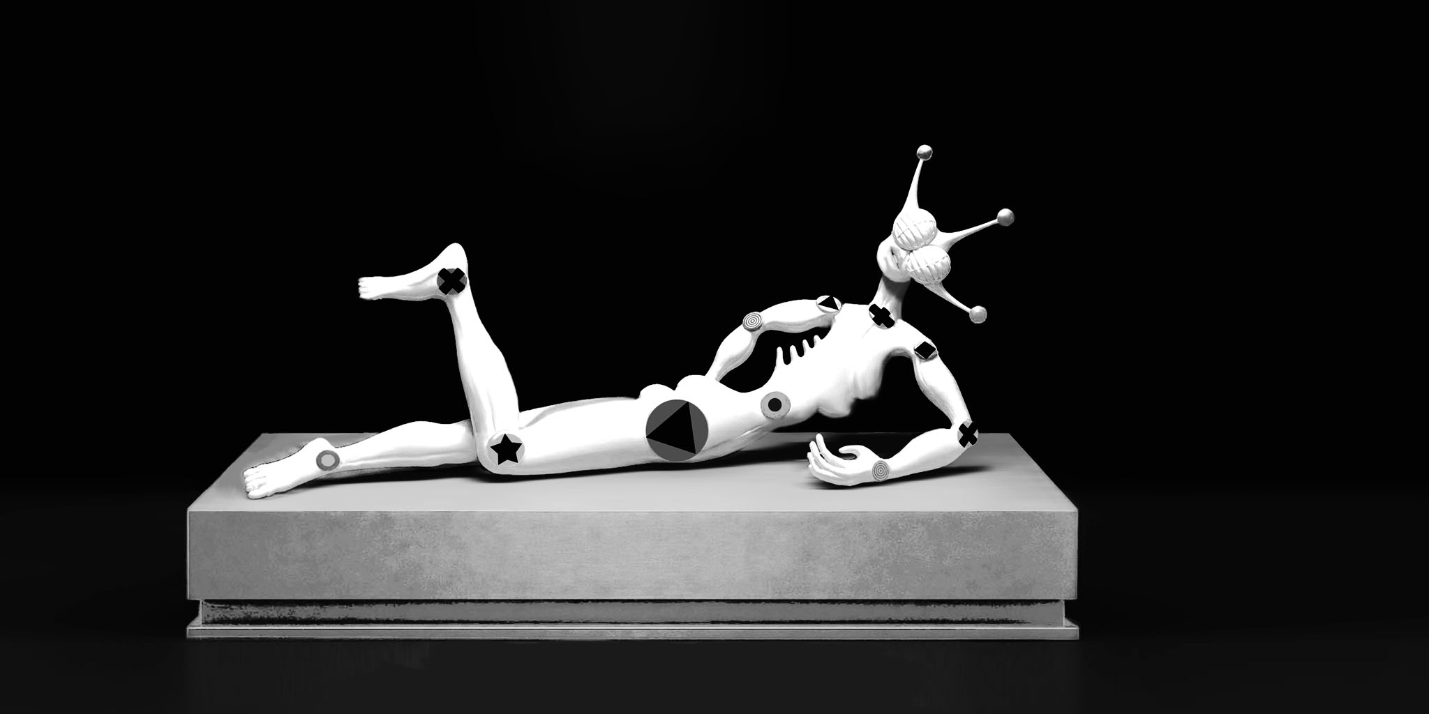 avant-garde sculpture, robot-woman, new art, sensation, visual art, eternal, sculpture, conceptual art, contemporary art, Nicholaas Chiao, Nicholas Chistiakov
